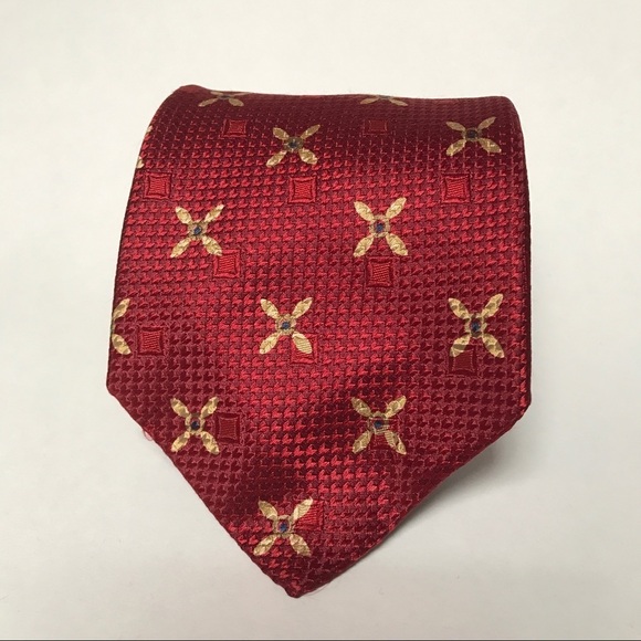 ERMENEGILDO ZEGNA Printed Silk Tie - Picture 1 of 2